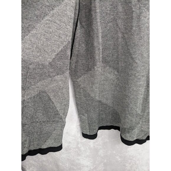 Lane Bryant Knit Cardigan Vest Women Size 14/16 Open Knit Geometric Office Boho - Picture 6 of 8